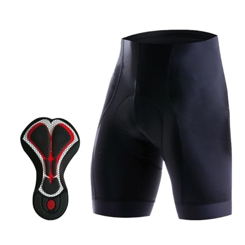 Pantalones cortos ciclismo con bolsillo trasero gel acolchado miniatura 1