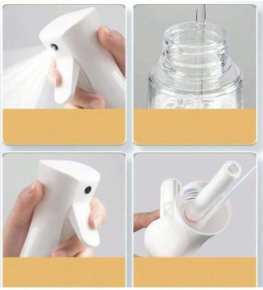 Eco-Friendly-Continuous-Spray-Bottle-for-Hair-Cleaning-Plants-and-Pets-Refillable-Fine-Mist-Sprayer-with-Ergonomic-Grip-Leak-Proof-Spray-Durable-PET-Plastic-10-oz-300-ml