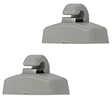 amavoler 2 PCS Interior Sun Visor Hook Clip Bracket Fit for Volkswagen Golf Passat B5 B6 Jetta Mk4 Beetle Polo Seat Skoda etc.OEM:3B0857561A.3B0857563.