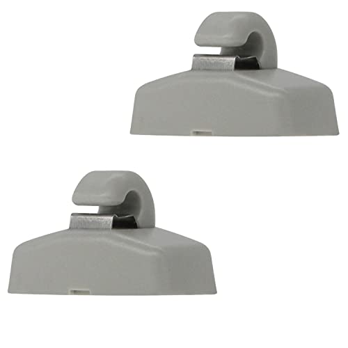 amavoler 2 PCS Interior Sun Visor Hook Clip Bracket Fit for Volkswagen Golf Passat B5 B6 Jetta Mk...