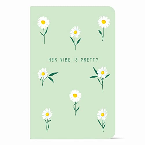 Factor Notes Her Vibe - Cuaderno (90 g/m², 112 páginas a rayas, B6)