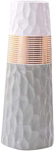 Vase céramique blanc Cratone pour sublimer votre table basse de salon - 2