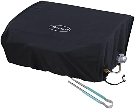 Cover for Blackstone 22 inch Griddle Water Resistant 600D Polyester Heavy Duty Flat top 22" Gas Grill Cover Exclusively Fits Blackstone 22" Griddle Cooking Station-22in Griddle with Hood Cover