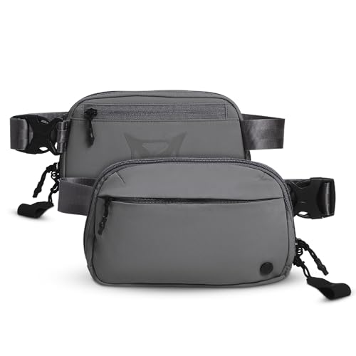 Vertx Everyday Tactical Fanny Pack 2.1-100% Nylon Fanny Pack for Men and Women with CCW-Ready Design and Rapid Access Tab - Wolf Grey - 2L