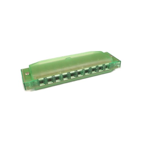 Hohner - Clearly Colorful Harmonica - 10 Hole - Key of C - Green