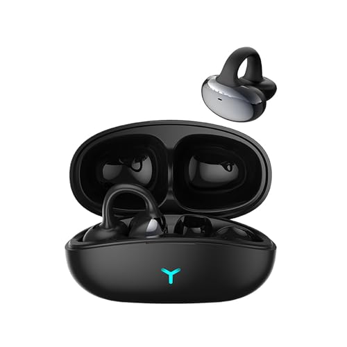 Écouteurs sans fil clip oreilles ouvertes Bluetooth 5.3 étanches IPX5 et micro CVC 8.0