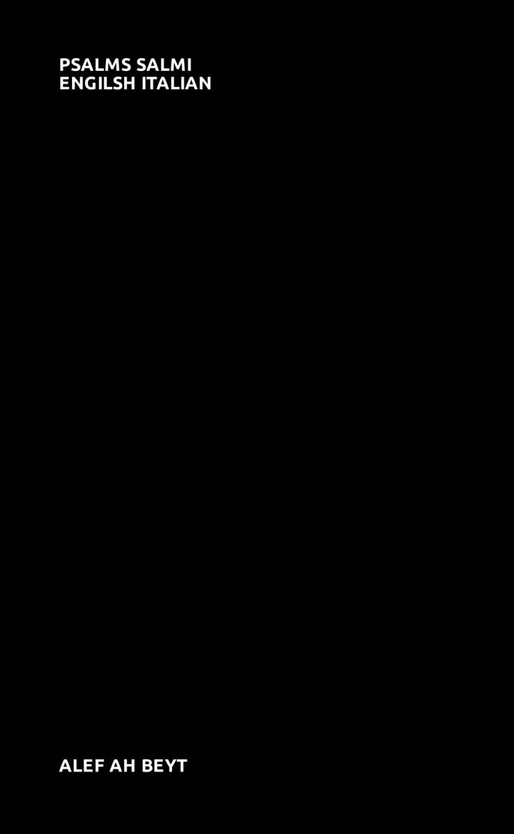 psalms salmi english italian lingoyah