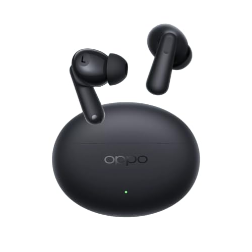 Image of OPPO Enco Buds3 Pro+ True Wireless in-Ear Earbuds, 12.4mm Titanium Driver,32dB ANC & Transparency Mode, 43H Total Playtime, 47ms Low Latency, Bluetooth5.4, IP55, (Midnight Black)