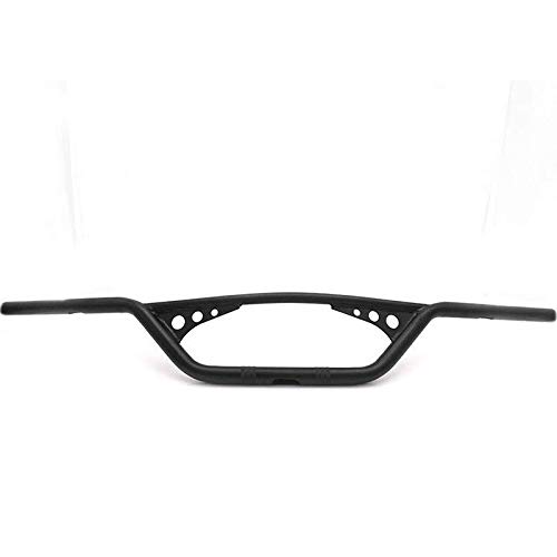BHYShop Guidon, 1 25mm Drag, pour Harley Softail Electra Glide Cafe Racer Bobber Chopper (Noir)