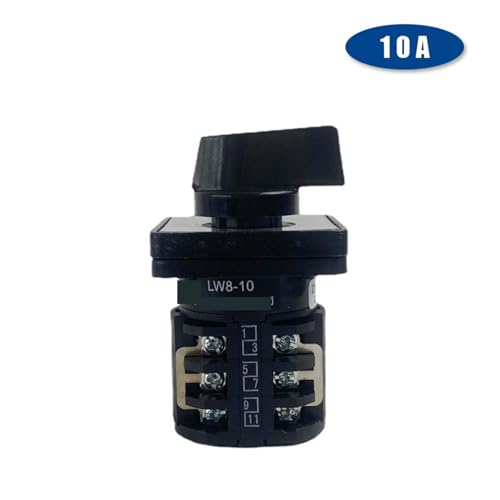 Interruptor de leva LW8-10D404/3B monofásico 10A control de motor 220V 4