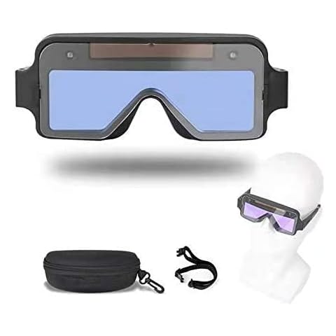 SunXuan True Color Welding Glasses Protective Mask Helmet,Welder Glasses Solar Automatic Dimming Welding Goggle for TIG MIG MMA Plasma Cover