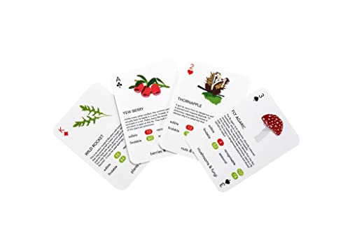 Kikkerland Foragers Baraja de Cartas miniatura 3
