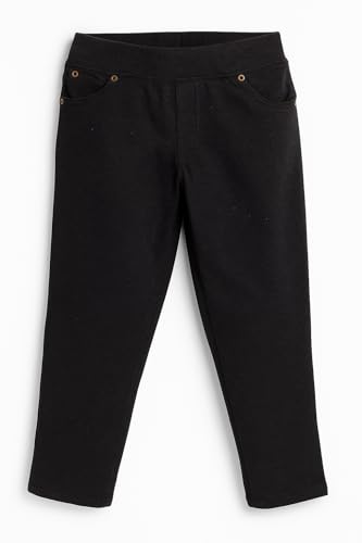 monica + andy Brooklyn Skinnies Baby Pants - Organic Sustainable Baby Sweatpants with Pockets, Black, 9-12 Months
