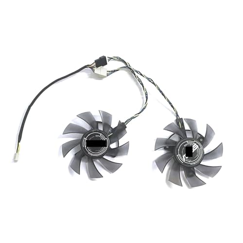 Video Card Fan Replacement Compatible with GTX 1650 1660 Ti OC Edition 75MM FD8015U12S GTX1650 GTX1660Ti Graphics Card Cooling Fan Computer cooling part(FAN)
