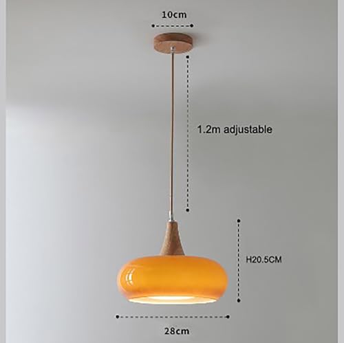 Tambor moderno de 28 cm de diseño retro con difusor blanco para dormitorio 2