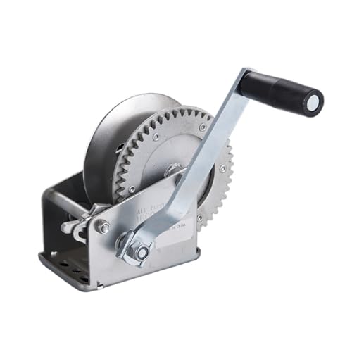 Cabrestante manual de 1600 lbs negro para sistema de elevación de carga 4