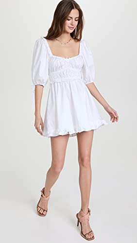 For Love & Lemons Women's Babydoll, Ivory, Small #TOP4