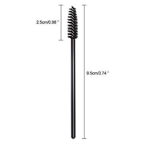 100 Pcs Disposable Eyelash Mascara Brushes Wands Applicator Makeup Kits
