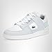 Lacoste Men's Court Cage Sneaker, Light Gray & White, 11