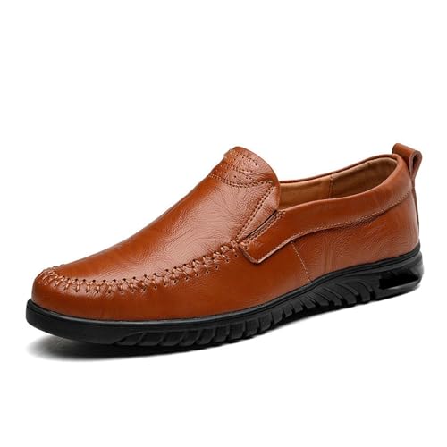 Dress Shoes for Men Men's Genuine Leather Loafers Luxury Casual Slip-On Driving Shoes for Comfort and Style