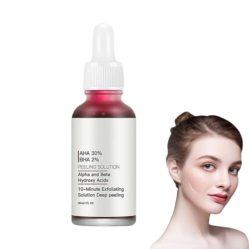 Salicylic Acid Serum 30ml - AHA 30%+BHA 2% Face Serum - Dark Spot Correcting Glow Serum - Hyaluronic Acid Serum - Hydrating Serum - BHA Exfoliant Face Oil for Face Peeling Moisturising and Soothing