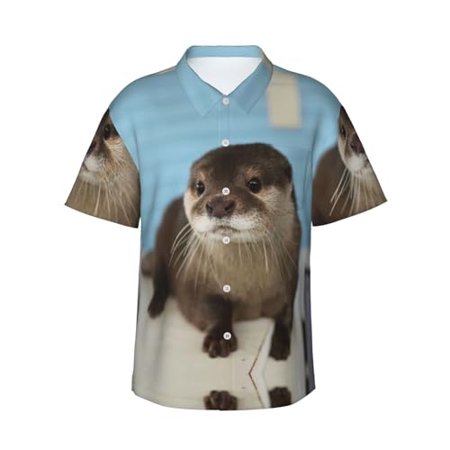 Chemise hawaïenne loutre idéale pour vos vacances au soleil