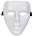 Produktbild KarnevalsTeufel Maske Uni Phantom Einheitsgröße DIY für Theater Halloween Tanzauftritte u.v.m. Anonymus Theatermaske Maskerade für Erwachsene (Weiß)
