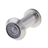 BEALIFE Staubdichter Türspion mit Anti Spionage Technologie, geeignet für Private und gewerbliche Anwendungen, für Türstärken bis 3555 mm, Silber, 44 x 26 x 22 mm