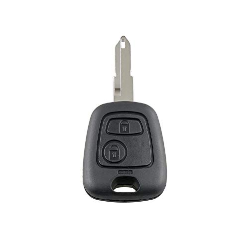 Coque de clé Peugeot 206 cassée remplacez votre boîtier usé Unifizz noir