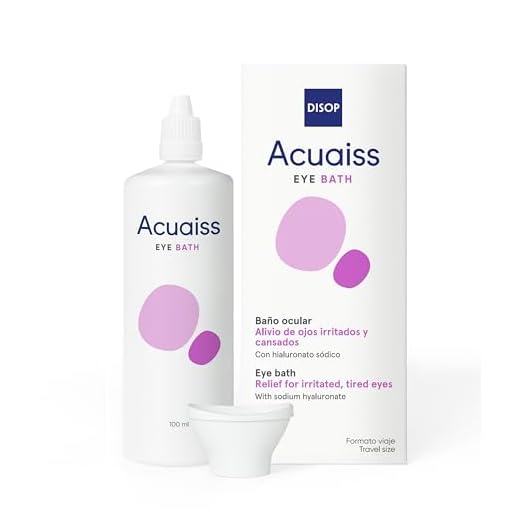Acuaiss Baño Ocular con Acido Hialurónico para la Limpieza, Hidratación y Alivio de los Ojos (100 ml)