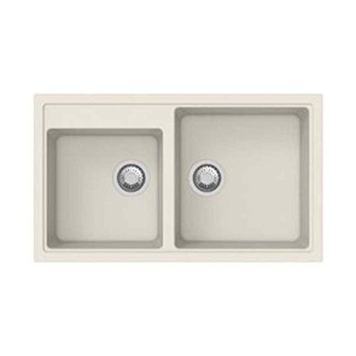 Lavello incasso 2 vasche cm 86 (avena)