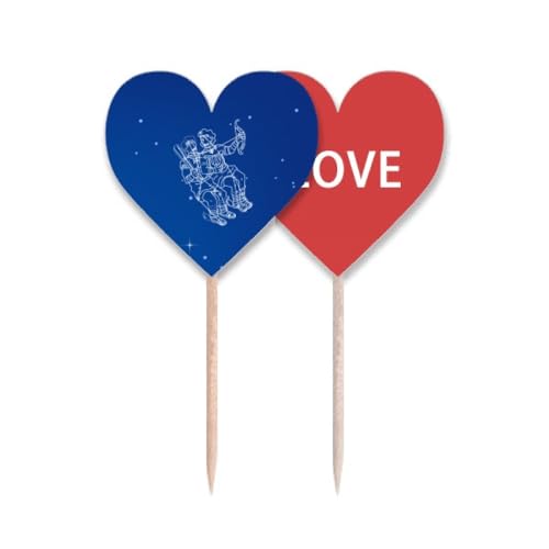 Cure-dents drapeau constellation cupcake pick décoration table