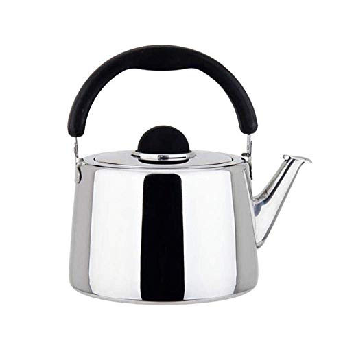 Edelstahl Moderner Pfeifkessel Gaskessel für Induktionskochfelder Gaskeramik Küche Camping Herd Kessel, Multi-Size, für Zuhause, Büro, Outdoor