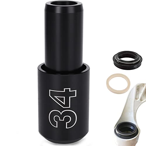 Staubdichtungs-Einbauwerkzeug Gabel Staubdichtungs-Treiber Staubabstreifer-Einbauwerkzeug-Führung für Fox Rockshox Federgabel Unterschenkel in 30 mm 32 mm 34 mm 35 mm 36 mm 38 mm 40 mm (Größe 34)