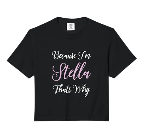 Stella Name Personalized Women Cute Pink Girl Custom Comfort Colors