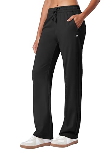 Willit Women's Fleece Lined Pants with Zipper Pockets Winter Thermal Warm Hiking Straight Leg Pants 27