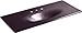 Kohler K-3053-8-PLM Iron Impressions Bathroom Sink, Black Plum