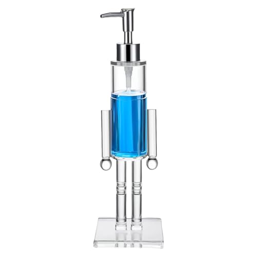 Dispensador De Jabón De Cascanueces - Bomba De Champú Recargable,Botella De Jabón De Bomba De Navidad Transparente,para Baño Fiestas De Navidad En Familia Y Oficina Hotel