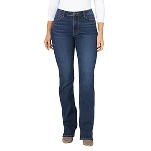 Wrangler-Womens-High-Rise-Bold-Boot-Jean Wrangler womens High Rise Bold Boot Jeans, Stockton, 6W x 30L US