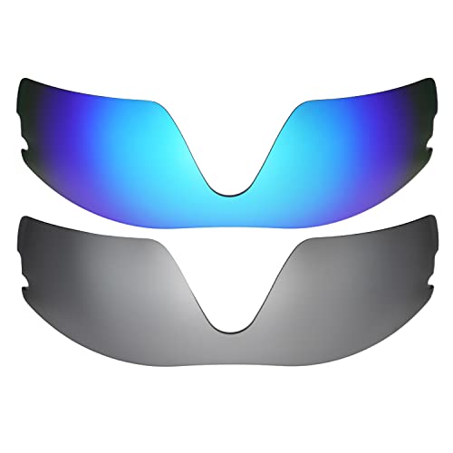 Verres pour Radar Pitch bleu titane afin de renouveler vos lunettes de cyclisme et running