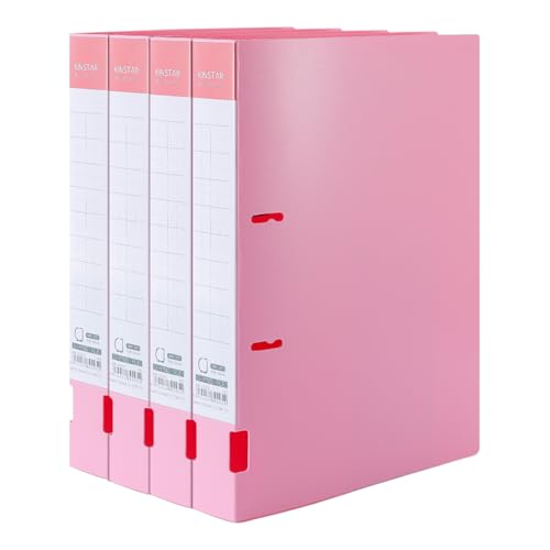 Amazon | Kinstar (キンスタ一) リングファイル A4S 2穴 4册 縦