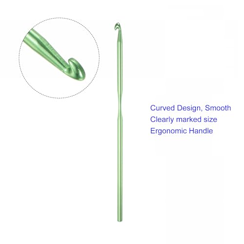 MACHSWON 10Pcs 4mm Aluminum Crochet Hooks Knitting Needles for DIY Craft Yarn - Image 3