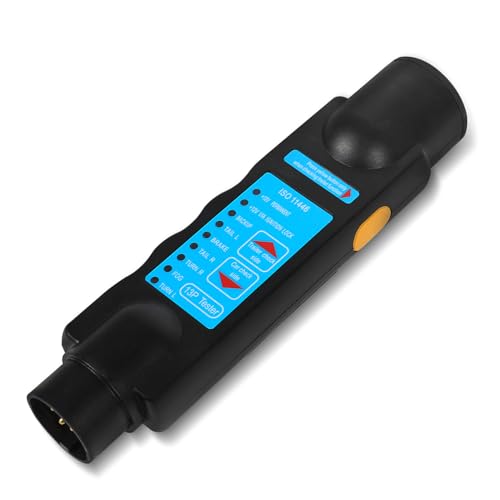 Yuanjoy 13 Poliger Anhänger Tester, 12V für die Diagnose von Anhängerrückleuchten, für Wohnmobile, Caravans, Golfwagen und viele andere Fahrzeuge.