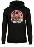 Sabor srl Sweat à Capuche Stranger Things - Mind Flayer Shadow – Sweat Officiel Homme et Femme, Coupe Regular en Coton pour Adulte et Adolescent XS
