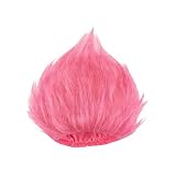 Qivastance Pink Headband Wigs for Women Funny Party Wigs for Halloween Cosplay Costume Parties