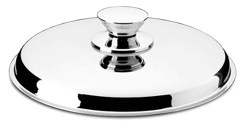 Lioninox Couvercle INOX pour Caoutchouc pour Trou Vide ordures