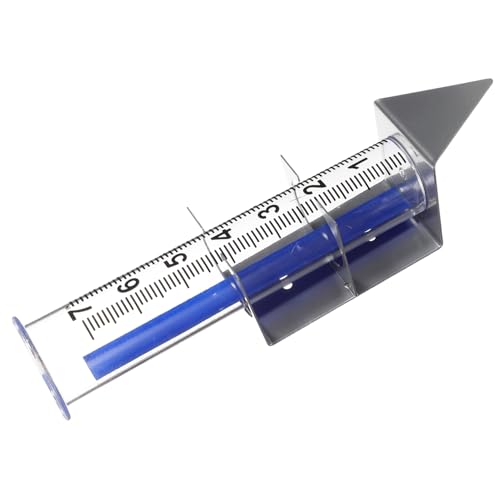 BESTonZON 1Set Garden Rain Gauge with Bracket Outdoor Decorative Rainfall Measurement Tool for Patio and Lawn Durable Design for Accurate Weather Monitoring and Easy