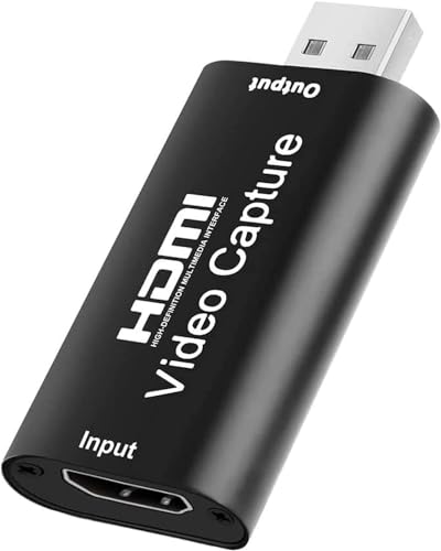 Image of Salandens HDMI Video Capture, 4K HDMI to USB 2.0 Video Audio Converter, HDMI Video Game Capture 1080P 30FPS for Video Editing /Gaming /Streaming /Online Teaching