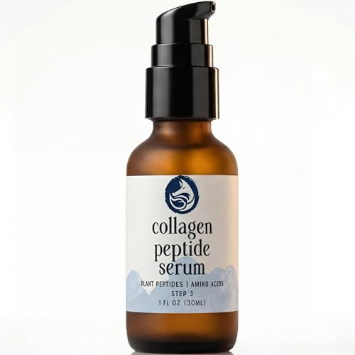 Peptide Collagen Serum 1 oz – Gentle Anti-Aging Hydrating Serum for Sensitive to Dry Skin |...
