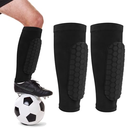 Schienbeinschoner Fußball, Sport Schienbeinschutz, Elastisch...